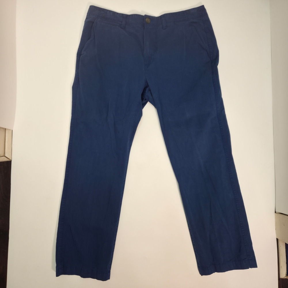 Urban Pipeline Chino Pants Mens 36x30 Blue Cotton Stretch Straight Workwear